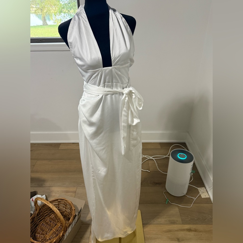 Show Me Your MuMu White Maxi Dress